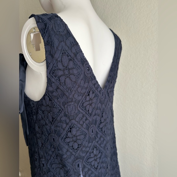 nanette NANETTE LEPORE Tie-Shoulder Lace Dress Size 4 - Picture 5 of 6